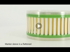 Bei hoher Temperatur und Hitze schrumpfen die Identifikationshülsen1