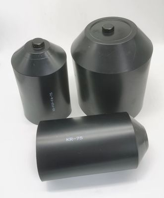 RoHS Schwarz isolierte Wärmeschrumpfdrahtkappen 10 mm bis 160 mm