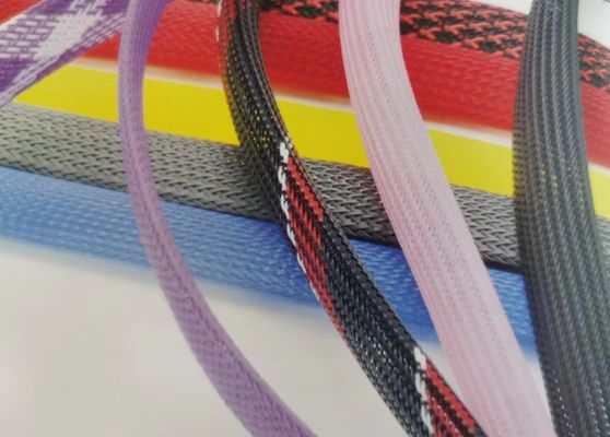RoHS Schutzkabel Hülle PET Erweiterbare geflochtenen Hülle Flammschutzmittel V-2