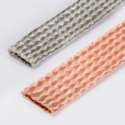 Flachflexible elektrische Kupferflechtverbindungen hochtemperaturbeständig