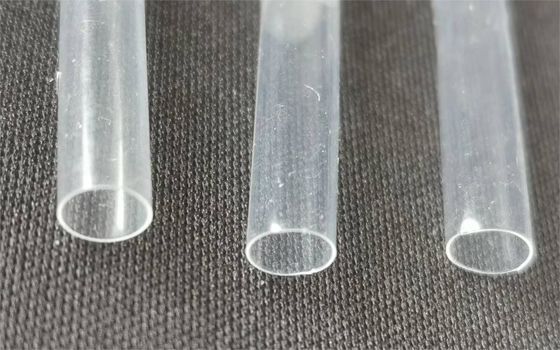 Durchsichtige dünne PVDF-Wärmeschrumpfrohre Halbstarre Polyvinylidenfluorid-Wärmeschrumpfrohre