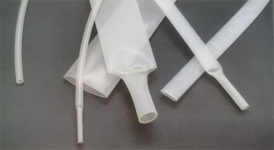 Durchsichtige dünne PVDF-Wärmeschrumpfrohre Halbstarre Polyvinylidenfluorid-Wärmeschrumpfrohre