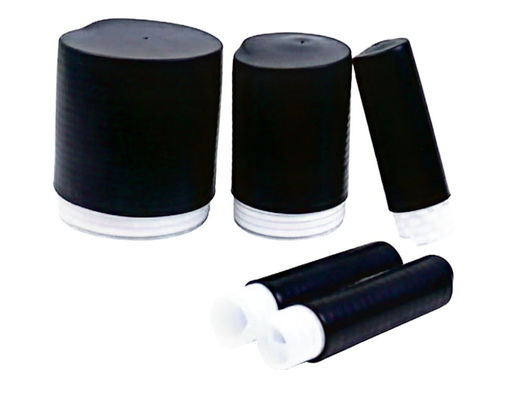 Kabel Flüssiges Silicone Gummi LSR Kalt schrumpfen Abschluss Kits Endkappe Schwarz Kalt schrumpfen Splice Kits