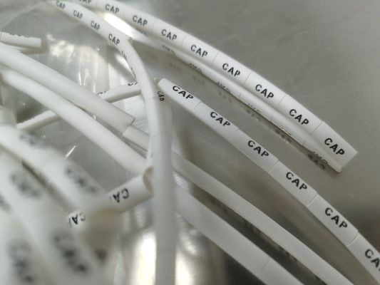 Anpassbares Drucken von Text und Bild Kleines Paket Flexible Wärmeschrumpf-Hülse Wärmeschrumpf-Identifikationsrohr