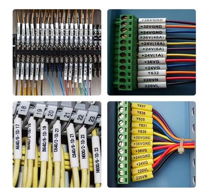 Zusammengefügte elektrische Kabel Zubehör Kreuz Liebling Polyolefin Identifizierungsrohr Wärme schrumpfen Identifizierungshülle