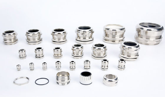 M14X1.5 (((4-8) Nickelplattierte Messingdrüsenanschluss für Kabel IP68 Wasserdichte Kabeldrüse